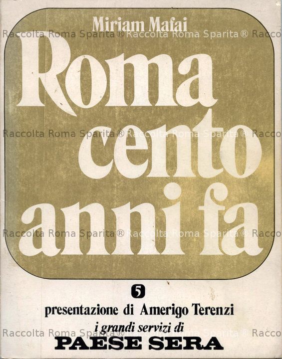 "Roma cento anni fa" 