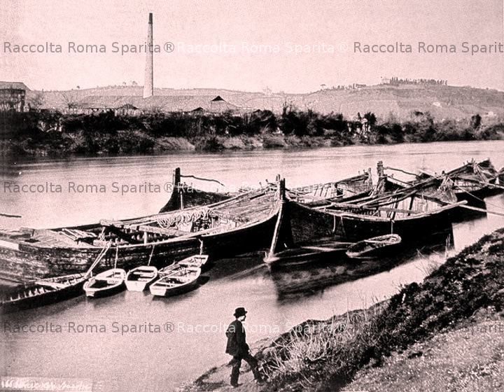 Tevere a monte del porto di Ripetta