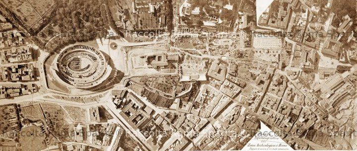 Colosseo e Fori dall'alto