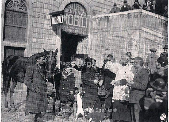 Benedizione di un cavallo