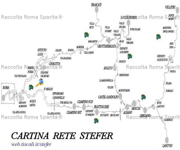 Cartina Rete STEFER