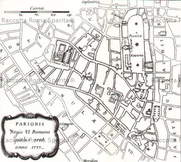 Mappa del Rione Parione