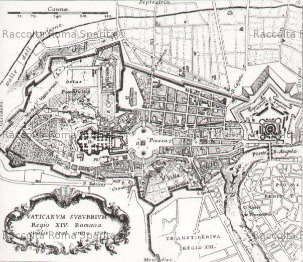 Mappa del Rione Borgo