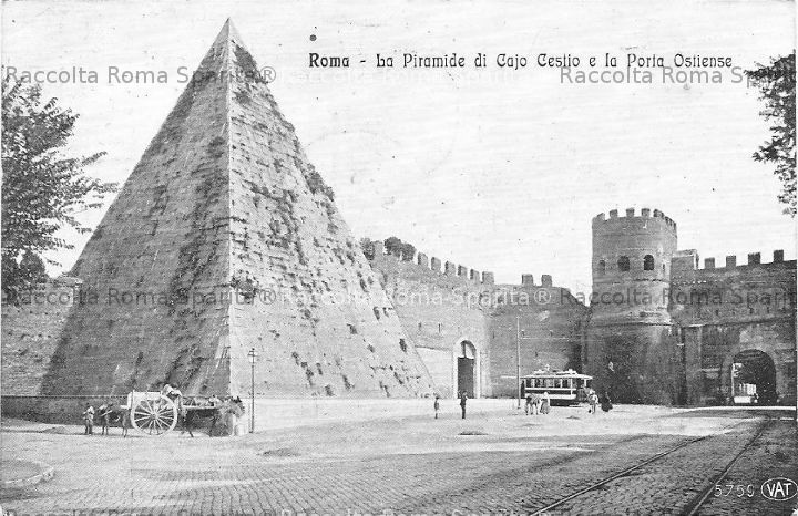 Piramide Cestia e Porta Ostiense