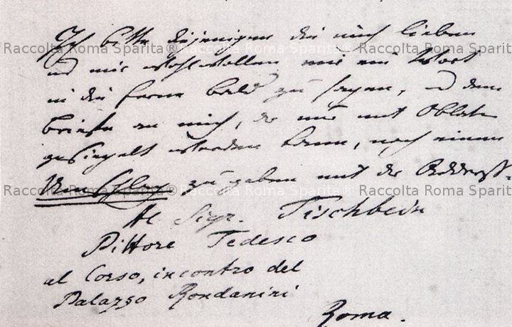 Biglietto di Goethe