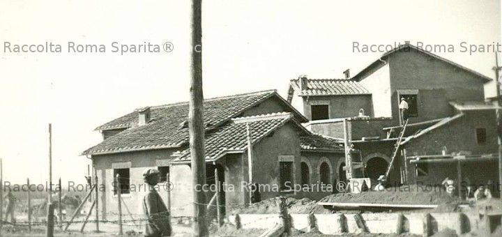Photo Originale Rome Primavalle, Tirages Bâtiments Années 1950, Noir Et Blanc