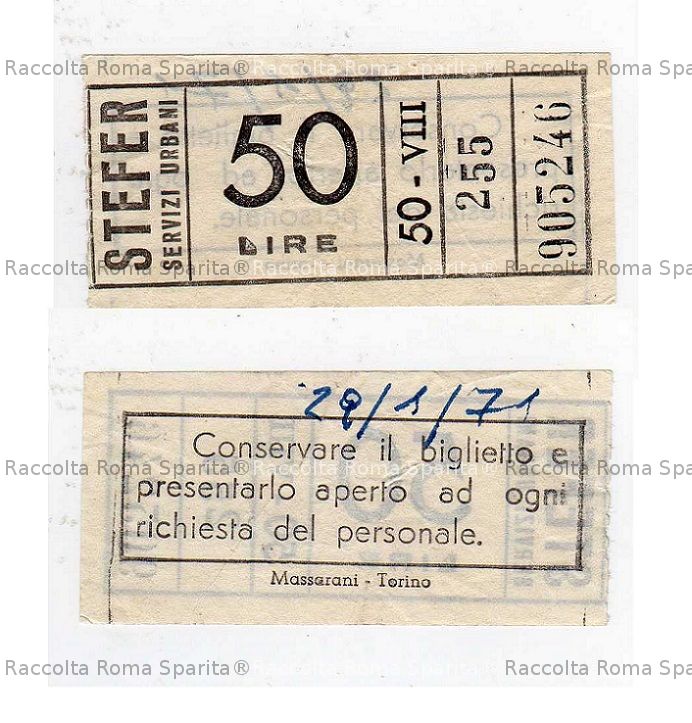 Biglietto STEFER