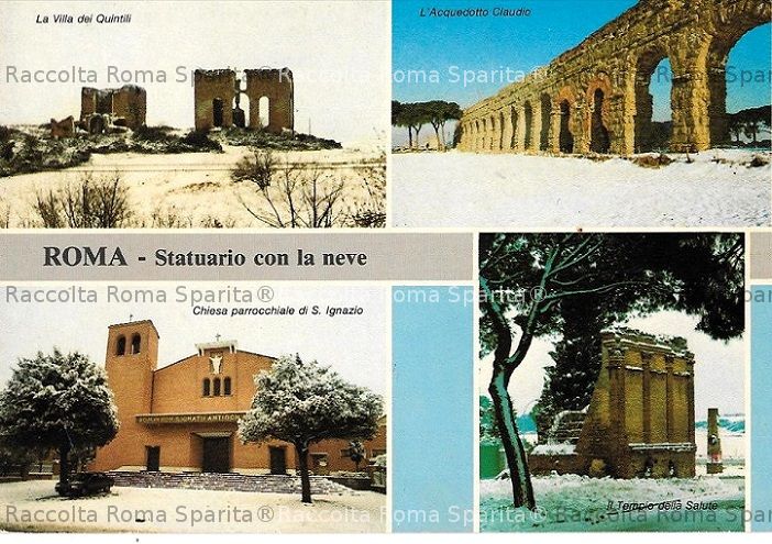 Roma sotto la neve
