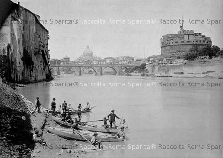 Tevere e barcaroli