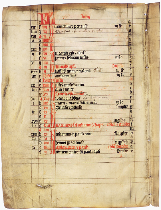 Calendario dei Santi